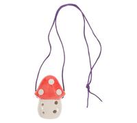 NUOBESTY 6-Hole Mushroom Ocarina - Mini Alto C Wind Instrument for Beginners & Kids - Fun Musical Toy for Learning & Play - Random Colour