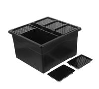NUOBESTY 6 Pcs Indoor Hydroponics Growing Tray Plant Starter Kit for Laboratory Seed Propagation Precise Water Control Dense Cultivation Easy Maintenance Suitable for Home and School