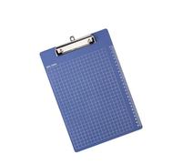 NUOBESTY 6 pcs Plastic Clip Boards Hanging Writing Board Holder Lightweight for Teachers Students Office Use Blue