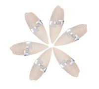 NUOBESTY 6 Set Pet Bite Cuttlebone with Metal Holder Natural Calcium Chewing Molar for Parrots Hamsters Budgies Cockatiels and Small Pets Each Safe Dental Care and Nutrition