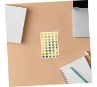 NUOBESTY 60 Sheets Small Metallic Star Stickers Self Adhesive Gold Foil Reward Decals for Teachers and Parents Portable No Residue Stars for Classroom Homework Recognition and Daily