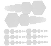 NUOBESTY 600 Sheets Quilting Piecing Paper Templates Paper Mold for Quilting Crafts for DIY Sewing Projects