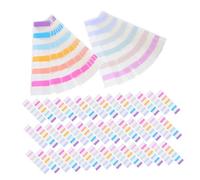 NUOBESTY 600pcs Macaron Color Index Stickers Self-adhesive Writable Tabs for Books and Planners Transparent Page Markers with Repositionable Design Paper Labels for Annotation and Reading