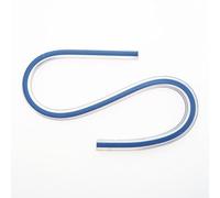 NUOBESTY 60cm Flexible Curve Ruler Measuring Tape Plastic and Metal Material, Practical and Flexible Design for Dress Making and Surveying, Versatile Tool for Accurate Measurement