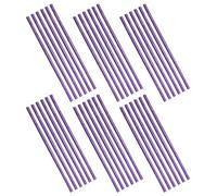 NUOBESTY 60pcs Flexible Purple Car Air Conditioner Vent Trim Strips, Clip-on Automotive Interior Molding, Dashboard Decorative Gap Insert for Vehicle Air Vent Styling