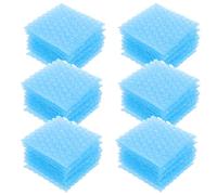 NUOBESTY 60pcs Love Bubbles Pouches Shockproof Shipping Bags Plastic Cushion Bag for Shipping Packaging Delivering Sky-blue