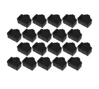 NUOBESTY 60pcs Rj45 Ethernet Port Dust Cover Cap for Desktop Computer and Router, Black Silicone Dust Protection Plug Maintaining Stable Connectivity for Office and Home Network Interfaces