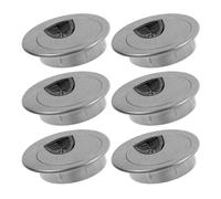 NUOBESTY 6pcs Cable Hole Cover for Desk Grommet Durable Wire Management Plug for Home Office Desktop Cord Organizer for Computer Tables and Study Desks