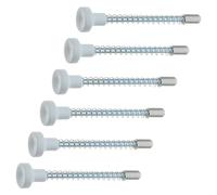 NUOBESTY 6pcs Crib Hardware Spring Loaded Plunger Pins 3.35x0.59in Steel and Plastic Quick Release Latch Pins for Secure Rail Locking on Crib Rail and Play Yard