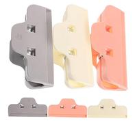 NUOBESTY 6pcs Diamond Drawing Clips Large Fixing Tools for Easy Crafting Portable Edge Holders Pink Gray and Beige Diamond Art and Embroidery