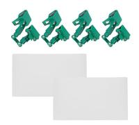 NUOBESTY 6Pcs Pottery Wheel Splash Shield Kit with Mechanical Clamps Ceramic Clay Splash Protection Cover for Pottery Wheel Accessories