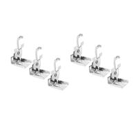 NUOBESTY 6pcs Roller Window Shade Brackets outside Mount Blind Safety Clips Clip in Blinds Hardware for Home Curtain Supplies