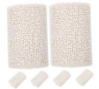 NUOBESTY 6pcs Rolls Hand-Painted Tape Plaster Bandages Rolled Gauze White Gypsum Powder Cotton Yarn