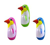 NUOBESTY 6pcs Set Inflatable Penguin Toy Tumbler Toy for Kids Christmas Decorations Kids Clothes Penguin Bath Toy Boxing Toys Children Inflatable Toy for Kids Inflatable Tumbler for Kids 3d