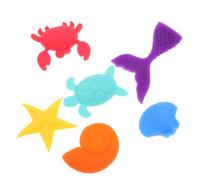NUOBESTY 6pcs Silicone Sensory Stones for Autism and Elderly, Calming and Cognitive Training, Fine Motor Skills Development, Suitable for Environments and On-the-go Use