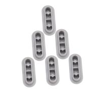 NUOBESTY 6pcs Toilet Seat Cushioning Pads Pad Non-Slip Gaskets Toilet Seat Bumpers for Adults and Toddlers Gaskets As Accessories for Comfortable Use in Bathroom