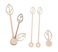 NUOBESTY 6pcs Walnut Wood Clock Clock Repair Kit Delicate Tree Leaf Design and Crafting