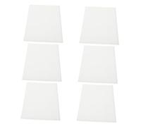 NUOBESTY 6pcs Water Absorbent Sponge for Dried Flower Pressing, Handmade White Sponge Material Preserves Natural Shape of Petals, for Craft Classes and Parent-Child Activities