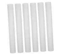 NUOBESTY 6pcs White Foam Cylindrical Rods Polystyrene Tubes for DIY Crafts Floral Arrangements Flower Arranging Supplies for Beginners and Professionals
