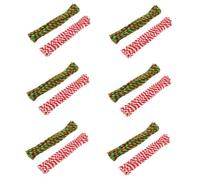 NUOBESTY 6sets Twisted Stick Christmas Decor Bendable Kits Xmas Crafts Creative DIY Project 100pcs*6