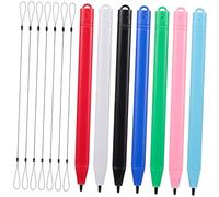 NUOBESTY 7 Pcs Stylus Pens for Lcd Boards and Touch Screens with Smooth Writing Plastic Body and Portable Design, for Doodling and Commuting, Featuring Stylus Tether Accessories