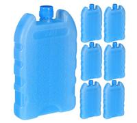 NUOBESTY 7pcs Reusable Blue Gel Ice Packs for Air Cooler Fan and Swamp Cooler with Enhanced Cooling Efficiency and Portable Pe Material Design for Camping and Hiking Accessories