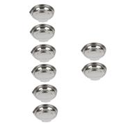 NUOBESTY 8 Pieces Stainless Steel Weighing Bowls for Digital Scales Mini Scales for Precise Weighing of Food and Jewellery