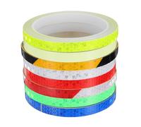 NUOBESTY 8 Rolls Bike Reflective Decal Waterproof PVC Warning Sticker