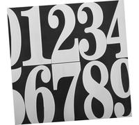 NUOBESTY 8 Sets White Outdoor Mailbox Stickers High Adhesive Address Decals for Doors and Mailboxes Easy Peel and Stick Weather Resistant House Labels for Identification