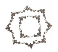 NUOBESTY 80pcs Vintage Metal Corner Protectors Triangle Book Edge Guards for DIY Crafts Scrapbooks Photo Albums Jewelry Boxes Home Decor Easy Installation Antique Style