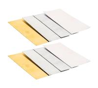 NUOBESTY 8pcs Battery Experiment Materials Set - High Purity Copper, Zinc, Aluminum, and Iron Strips 5x2cm for Fruit Battery Science Projects and Physics Teaching Supplies in Primary School