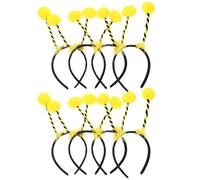 NUOBESTY 8pcs Bee Headband: Soft Bumblebee Antenna Headband For Girl Boy Photo Prop 1st Birthday Outfit Baby Shower Party Accessories