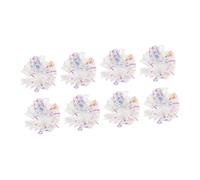 NUOBESTY 8pcs Cat Crinkle Balls 5cm Sound Crinkle Pet Teaser Balls Colorful Random Cat for Interactive Play and Hunting Simulation Random Color