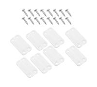 NUOBESTY 8pcs Cooler Replacement Hinges with Screws Anti-slip Plastic Hinges for Chest Lid Repair Stable Outdoor Cooler Parts Kit for Camping and Rough Terrain