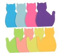 NUOBESTY 8Pcs Cute Self Stick Memo Pads Note Pads for Office and School Supplies Each Reliable Adhesive for Creative Ideas for Teachers and Collaborative