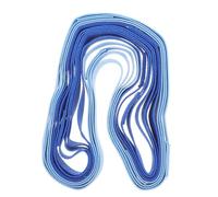 NUOBESTY 8pcs Elastic Towel Bands for Beach and Pool Chairs, 2cm Wide Rubber Stretch Straps Blue and Aqua Colors, Sunbed Lounger Bands for Outdoor Use and Cruise Ship Essentials