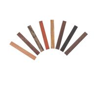 NUOBESTY 8pcs Exotic Wood Pen Blanks Kit for Woodturning Crafts Assorted Patterns Lightweight Design for Carpenters and Family Craft Projects