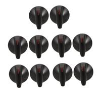 NUOBESTY 8pcs Kitchen Stove Knobs Gas Stove Knobs Replacement Plastic for Gas Hob
