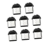 NUOBESTY 8Pcs Magnetic Charging Adapter Type C Rotatable Connector for Easy Charging Durable PVC Material for USB C Devices Convenient and Practical