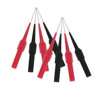 NUOBESTY 8pcs Multimeter Test Probe Pins with Stainless Steel Insulation Piercing Needle Tips for Precise Circuit Board Testing and Electronic Device Repairs