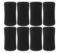 NUOBESTY 8pcs Replacement Foam Foot Pads Roller for Leg Extension Machine and Leg Curl Machines, Black Sponge Material Providing Comfort and Strength for Daily Use Exercise