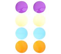 NUOBESTY 8pcs Self Adhesive Pet Gel Light Filters 4 Inch Circle Discs for LED Panel Gel Filter and Ceiling Spotlights, Universal Compatibility, for Photography and Bedrooms