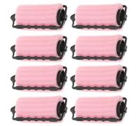 NUOBESTY 8pcs Small Jumbo Foam Sponge Hair Rollers Set, 3.5cm Diameter Comfortable Self-Holding Curlers for Soft Waves, Hair-Friendly DIY Curling Tool Suitable for Home and Salon Use