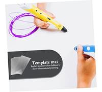 NUOBESTY 8pcs Transparent PVC Drawing Mat for Printer Pens Portable Clear Tracing Stencil Sheets High Precision Creative Drawing Board for Boys