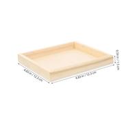 NUOBESTY 8pcs Wooden Puzzle Storage Trays for Cube Puzzles Montessori Activity Organizer Sorter for Educational Play and Art Crafts