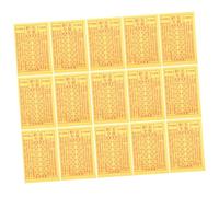 NUOBESTY 900Pcs Yellow Sacrifice Paper for Ancestral Worship and Tomb Sweeping Day Traditional Chinese Offering for Funeral and Blessing Rituals
