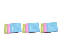 NUOBESTY 9pcs Mini Self-Healing Cutting Mat Non-Slip PVC for Scrapbooking Quilting Sewing Craft Projects Random Color