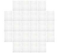 NUOBESTY A5 7-Hole Plastic Photo Album Refill Pages, 80 Single-Sided Loose-Leaf Sheet Protectors for Binder, Document Storage Sleeves for Office and School Use