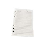 NUOBESTY A5 Loose Leaf Refill Paper 80 Sheets Lined 6-hole Replacement Inserts for Business Spiral Notebooks Planner Refills for Men and Women Office Use