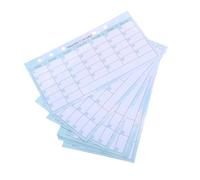 NUOBESTY A6 Monthly Planner Refill Sheets for 6 Ring Binder Undated Loose Leaf Calendar Inserts Budget and Meal Planning Inserts 14 Sheets for Organizing Work and Personal Finances